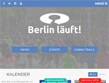 Tablet Screenshot of berlin-laeuft.de